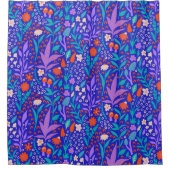 Levendige wilde bloemen douchegordijn (Voorkant)