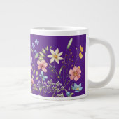 Levendige wilde bloementuin  grote koffiekop (Rechts)
