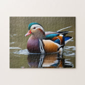 Levendige Wilde Eend Legpuzzel (Horizontaal)
