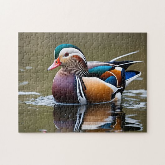 Levendige Wilde Eend Legpuzzel (Horizontaal)