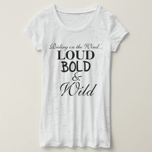 Levendige Wilde statement Shirten Tri-Blend Shirt (Design voorkant)