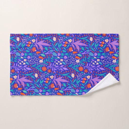 Levendige Wildflower Bad Handdoek (Handdoek)