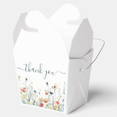 Levendige Wildflower bruiloft dank u Bedankdoosjes (Geopend)