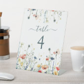 Levendige Wildflower bruiloft Reclamebord Met Voetstuk (Insitu)