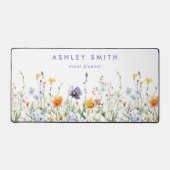 Levendige Wildflower Bureaumat (Voorkant)