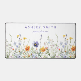 Levendige Wildflower Bureaumat