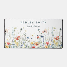 Levendige Wildflower Bureaumat