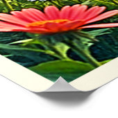 Levendige Wildflower Butterfly Joy Design Poster (Hoek)