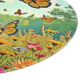 Levendige Wildflower Butterfly Joy Design Snijplank (Hoek)