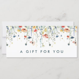 Levendige Wildflower Cadeaubon