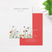 Levendige Wildflower Earring Display Kaart (Bureau)