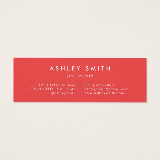 Levendige Wildflower Earring Display Kaart (Achterkant)