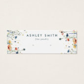 Levendige Wildflower Earring Display Kaart (Voorkant)