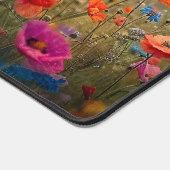 Levendige Wildflower Impressionist Bureaumat (Hoek)