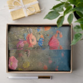 Levendige Wildflower Impressionist Decoupage Tissuepapier (Geschenk)