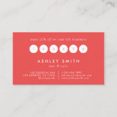 Levendige Wildflower Klantenkaartje (Achterkant)