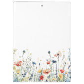 Levendige Wildflower Klembord (Achterkant)