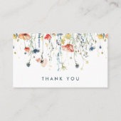 Levendige Wildflower Kortingskaartje (Voorkant)