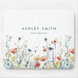 Levendige Wildflower Muismat