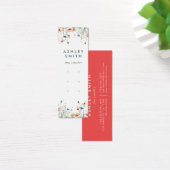 Levendige Wildflower Multiple Earring Display Kaar Mini Visitekaartjes (Bureau)