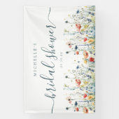 Levendige Wildflower Vrijgezellenfeest Banner (Verticaal)