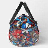 Levendige Wildflowers Grote Duffel Bag Plunjezak (Rechts)