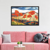 Levendige woestijnbloei canvas afdruk (Insitu (Woonkamer))