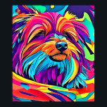Levendige Yorkie Pop Art Poster<br><div class="desc">Een boeiend pop-kunstportret van een Yorkshire Terrier in een uitbarsting van levendige kleuren. Perfect voor hondenliefhebbers en kunstliefhebbers (This Design Made With AI). Bestel vandaag nog en omarm de vreugde van winkelen!</div>