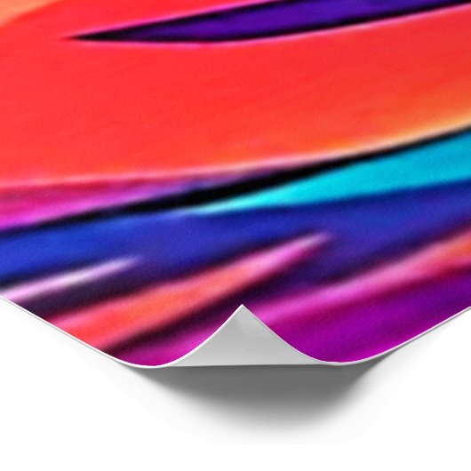 Levendige Yorkie Pop Art Poster (Hoek)