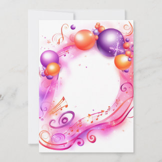 Levendige Yuletide Harmony Vakantiekaarten Feestdagenkaart