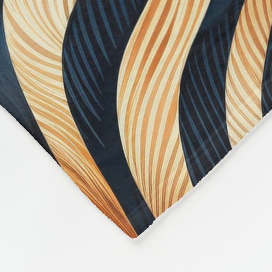 Levendige Zebra Print Fleece Deken (Hoek)