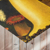 Levendige Zee Life Anemonen en koraal op zwart Tissuepapier