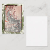 Levendige  zeemeermin/Siren-ailor Visitekaartje (Voorkant / Achterkant)