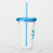 Levendige zeesterren acryl tumbler acryl drinkbeker (Rechts)