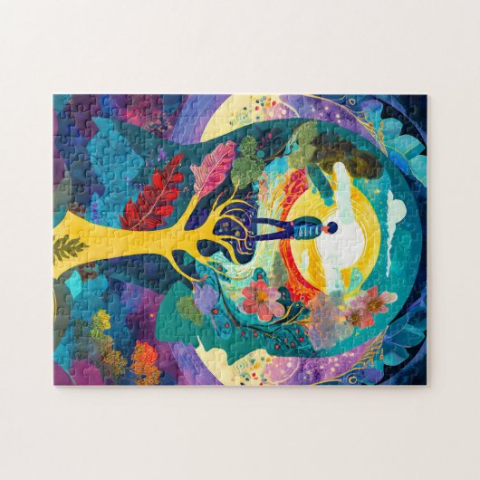 Levendige zelfreflectie legpuzzel (Horizontaal)