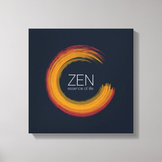 Levendige Zen Canvas Print (Voorkant)