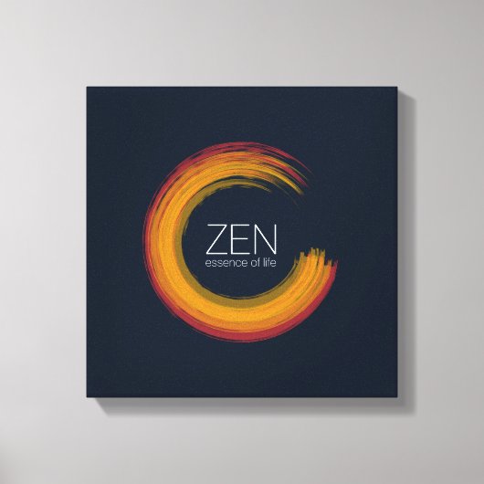 Levendige Zen Canvas Print (Voorkant)