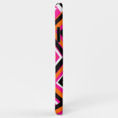 Levendige Zigzag Patroon Telefoonhoes Case-Mate iPhone Case (Achterkant/rechts)