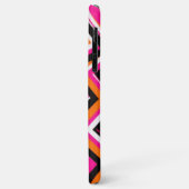 Levendige Zigzag Patroon Telefoonhoes Case-Mate iPhone Case (Achterkant/links)
