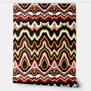 Levendige zigzag "Ratti_Creative_Arts" achtergrond Behang