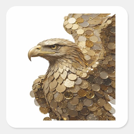 Levendige Zilveren Sticker Afdruk (Voorkant)