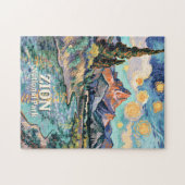 Levendige Zion-rivierzonsondergang Retro Van Gogh  Legpuzzel (Horizontaal)