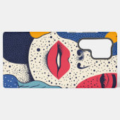 Levendige zomer Abstract Samsung Galaxy Hoesje (Achterkant horizontaal)