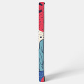 Levendige zomer Abstract Samsung Galaxy Hoesje (Linkerkant)