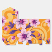 Levendige zomer Floral-Dopamine Dressing- Bedankdoosjes (Ongevouwen)