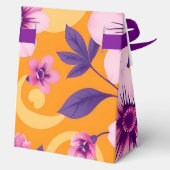 Levendige zomer Floral-Dopamine Dressing- Bedankdoosjes (Achterkant)