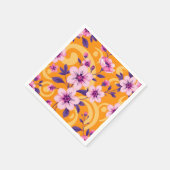 Levendige zomer Floral-Dopamine Dressing- Servet (Hoek)