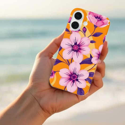 Levendige zomer Floral-Dopamine stijl Case-Mate iPhone Case