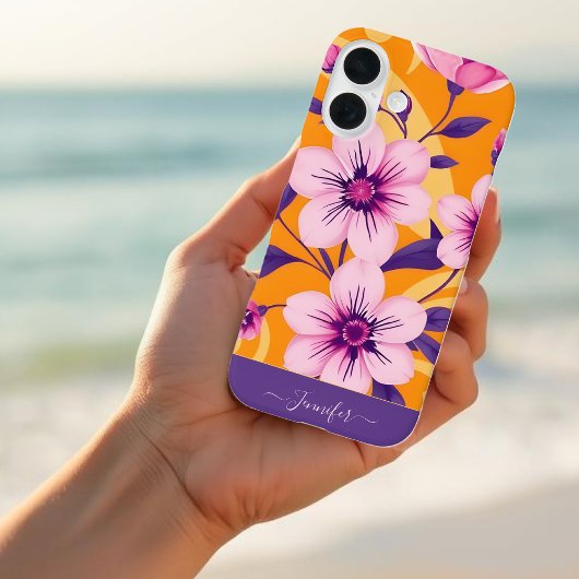 Levendige zomer Floral-Dopamine stijl Case-Mate iPhone Case