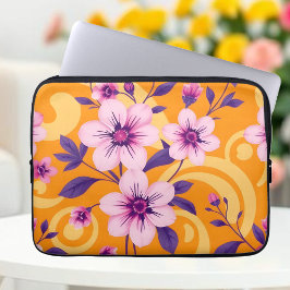 Levendige zomer Floral-Dopamine Style- Laptop Sleeve